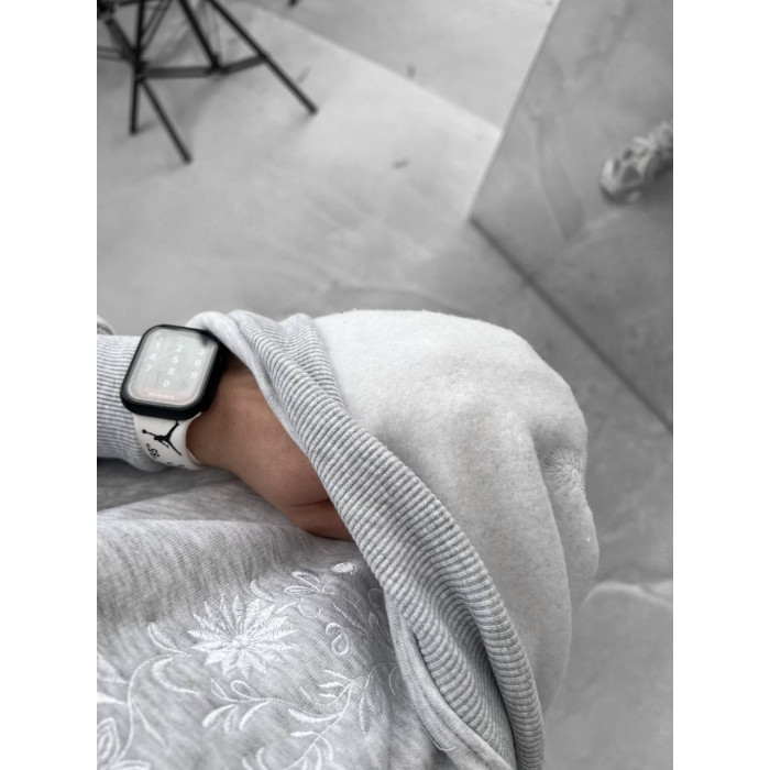 Oversize костюм з вишивкою