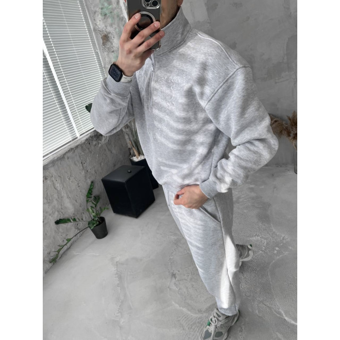 Oversize костюм з вишивкою