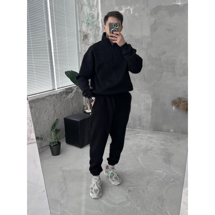 Oversize костюм з вишивкою