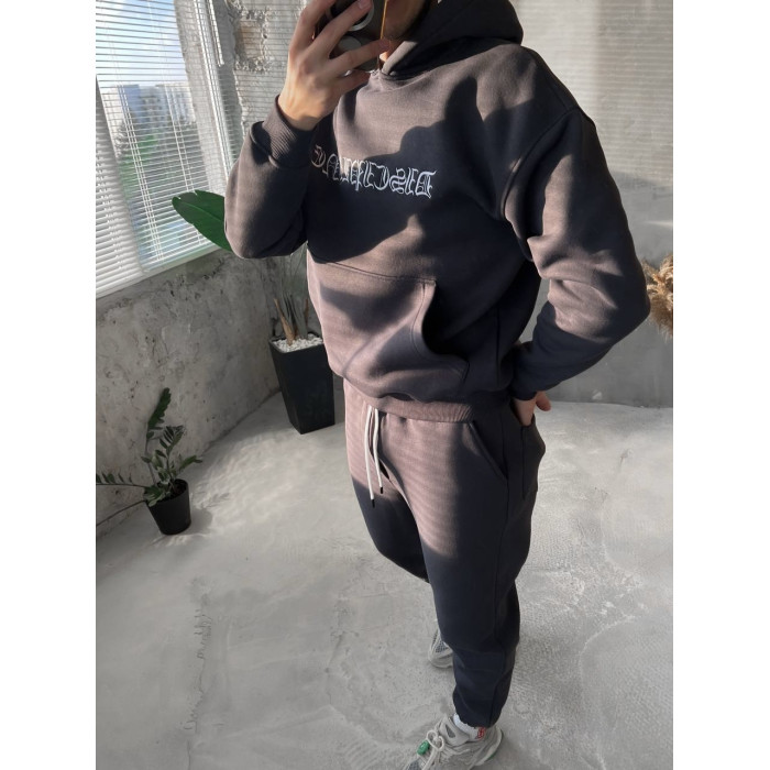 Oversize костюм з вишивкою