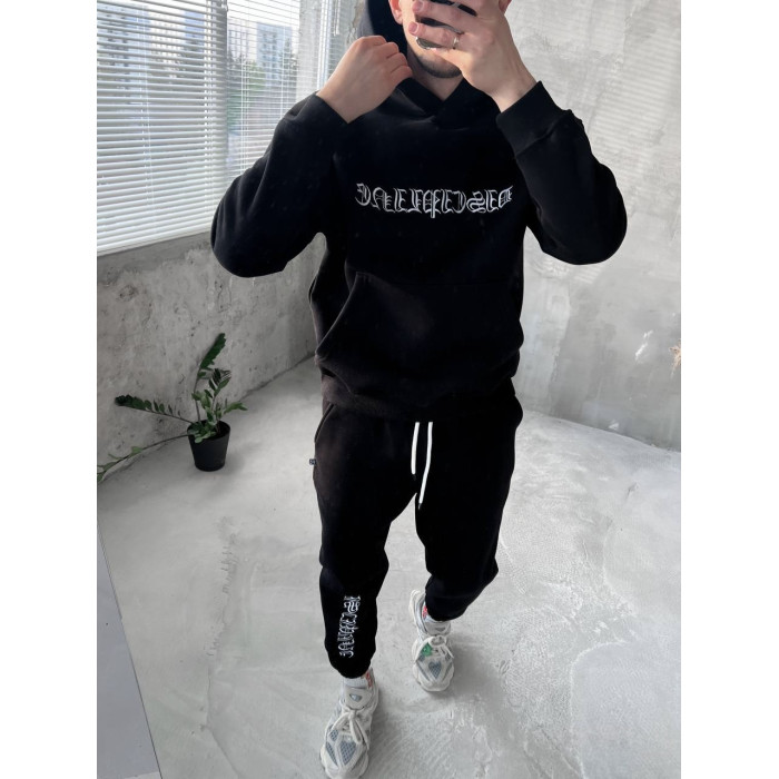 Oversize костюм з вишивкою
