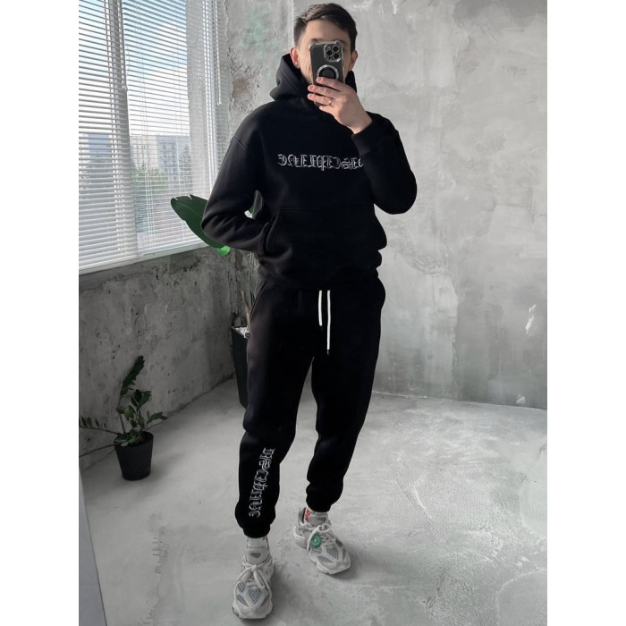 Oversize костюм з вишивкою