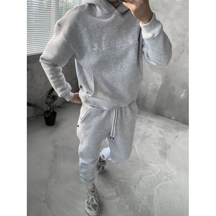 Oversize костюм з вишивкою