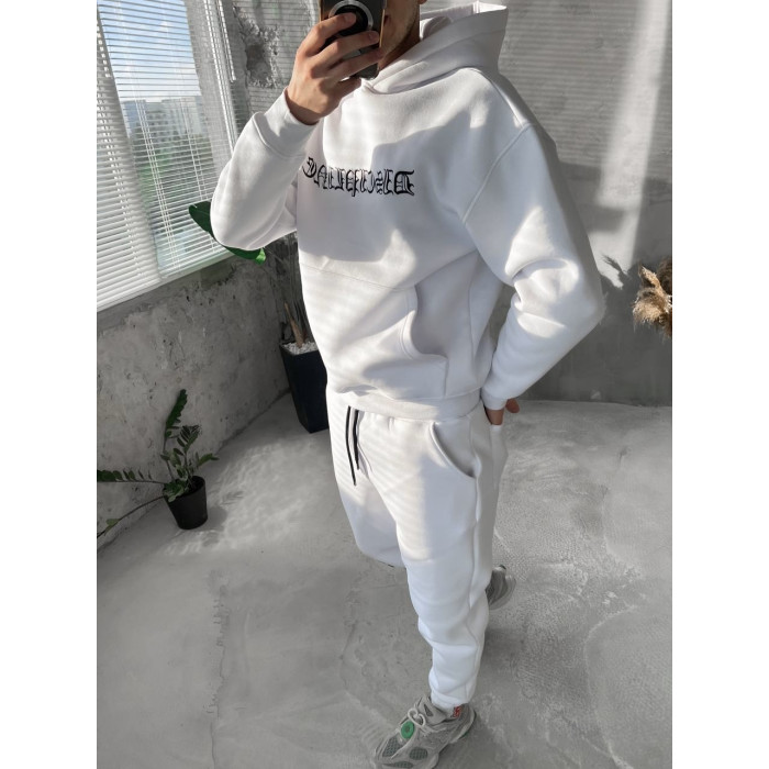 Oversize костюм з вишивкою