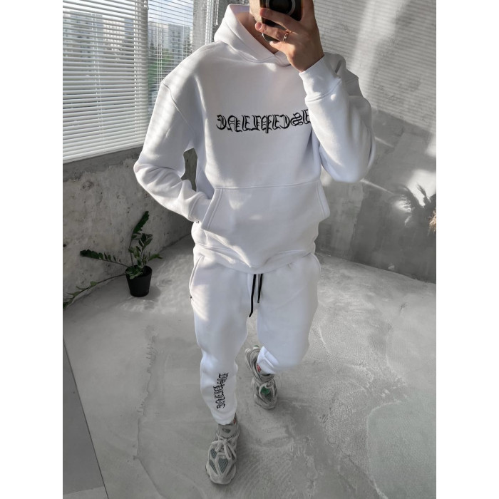 Oversize костюм з вишивкою